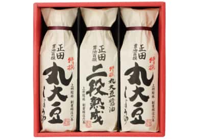 しょうゆギフトセット(360ml×3本)” width=