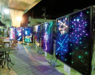 毎年11月下旬から翌年1月まで開催している「イルミネーションまつり」。テーマに沿って工夫を凝らした楽しいイルミネーションが夜の商店街を彩る