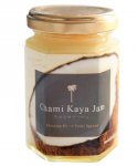 原材料の配合比率によってさまざまな風味に仕上がるというカヤジャム。「茶米のカヤジャム」は、天然のパンダンリーフをふんだんに使っており、甘い香りと豊かな味わいが楽しめる。1個729円（税別）