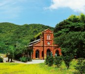 県指定有形文化財の「堂崎教会」