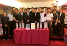 阿部昌史社長が代表理事を務める首都圏ミートパッカー輸出推進協議会による、台湾で開催した和牛セミナー