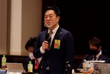 高岡で行われた第291回役員会での日本YEG米良会長