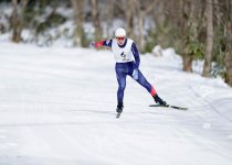 2021ワールドパラノルディックスキージャパンカップ札幌大会での川除選手。力強い滑走で、二冠に輝いた