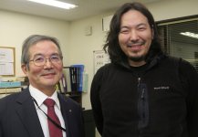 会長の花坂康太郎さんと社長の花坂雄大さん。「私たちのような小さな会社は、地域の中で生きていくことが大事です」（花坂会長）