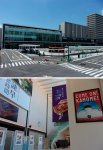 諫早駅には新駅舎ビルとホテルのある再開発ビル、交通広場などが整備され、九州でも有数のターミナル駅となった