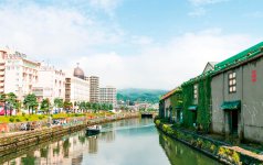 代表的な観光名所・小樽運河