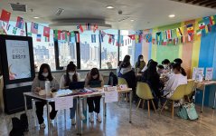 海外からの留学生が戻り始めた台湾の大学（淡江大学で）