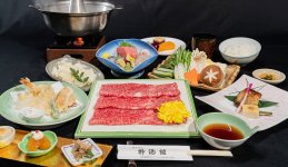 日本屈指のブランド牛肉が堪能できる食事も魅力