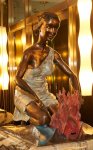 創業200周年を記念して制作したブロンズ像「炎の女神」は、サグラダ・ファミリアの主任彫刻家・外尾悦郎氏が手掛けた