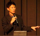 平井さんは「気象・防災」をメインテーマに数多くの講演活動を行っている