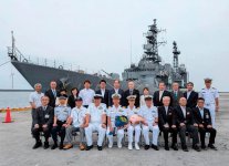 今年は海上自衛隊護衛艦「はまぎり」を一般公開した