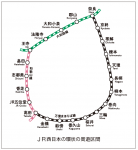 ＪＲ西日本の環状の周遊区間