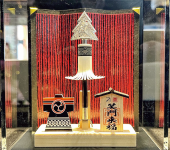 展示された作品「秋田杉」