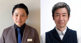 アプリ開発は、ガレリア御堂原マネジャーの金丸さん（右）と同アシスタントマネジャーの島さん（左）が主に担当している