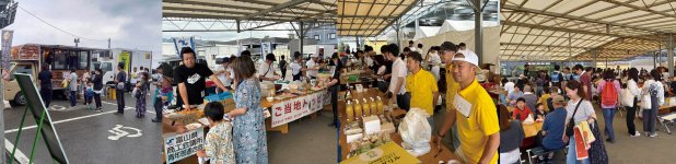 キッチンカーや飲食販売ブースのほかに、ステージでイベントが催され、家族みんなで楽しめるイベントとなった