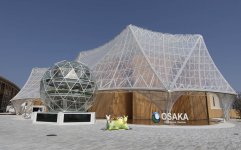 大阪ヘルスケアパビリオンは、Osaka Metro・夢洲駅近くの東ゲートから会場に入ってすぐの好立地にある（提供：（公社）大阪パビリオン）