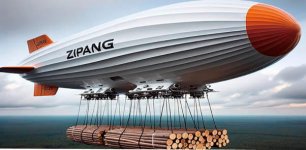 空飛ぶトラック「Zipang」は、ヘリウムガスを使用し「未来の輸送手段」としての可能性を秘めている