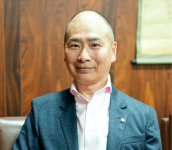 「万博を契機に、AI技術を当社の機械に搭載し、より多くの水産加工現場で活用したい」と語る塚越社長