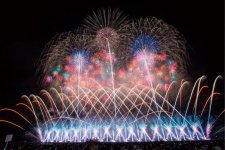 １万５千発の花火が打ち上がる「港まつり 能代の花火」