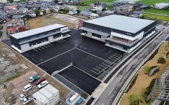 今年６月に移転オープンした福井水道機材営業所。営業所は倉庫も併設している