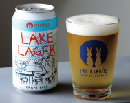 認定されたビール「LAKE LAGER」