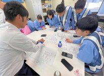 市内の県立高校建築学科の生徒を、キャリア教育の一環として産業現場実習で受け入れている