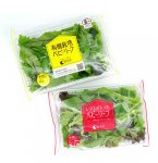 パッキングされた同社のベビーリーフ。全国250社、約6000店舗に出荷される