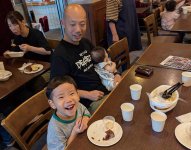 カレーライスとデザートを食べて大満足！