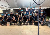 花火大会終了後、大曲YEGメンバーが集合