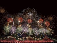 大会提供花火「交響詩フィンランディア」　写真提供：秋田県大仙市