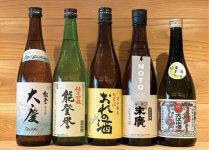 協力酒蔵で造られた奥能登地酒（一例）