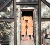 杉山工場の窯。成形された七輪は、この窯で約800度、約45時間焼成される