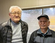 「ふるさと奥能登のためにも、後継者を育成したい」と語る石崎共同代表（左）と玉置代表