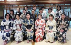 季節感を意識し、趣向を凝らした「ゆかた着付け教室＋七夕ランチ交流会」（2025年）