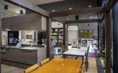 上尾社屋の１階にある、リニューアル事業部のショールーム「家の創造館」