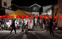 エンドー主催の夏祭りは今やまちの夏の風物詩。県内外から1000人以上が訪れる