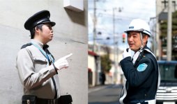 現場で活躍する同社の警備員。施設警備や交通誘導など、さまざまな仕事で地域を守る