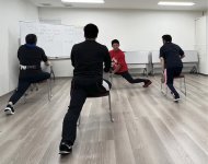 健康経営の一環として、フィットネスジムの利用料補助や社内運動教室も開催