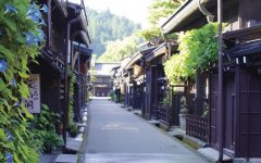 江戸時代の面影を残す高山市内のまち並み