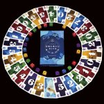 ０から７まである５色のカードと５色のダイスを組み合わせたトリックテイキングゲーム