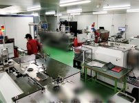 現社屋内のパイロットラインでは、量産を始める前の研究開発やデータ収集を行っている