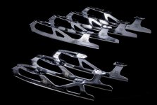 『YS BLADES』は選手の特性に合わせた７種類のモデル（ダンスモデル含む）がある