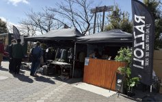 FC岐阜「RAZZOLIサンクスマッチ」での同社販売ブース