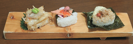 開発した3色お結び