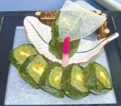 料理・加工食品部門最優秀賞「桑の葉を使って、新しい桑っちーすし天ぷら」