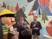 台湾国際珈琲展での備前焼のPR