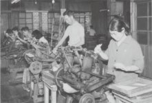 昭和初期の工場内