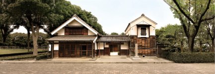 明治天皇が宿泊した旧田中邸は、府中市郷土の森公園に復元された