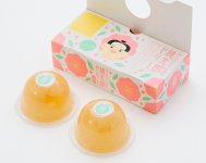 清水白桃の果肉たっぷり桃太郎ゼリー