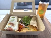 「あまもん列車」で提供されたデザートBOX